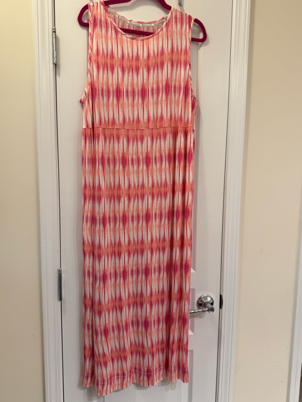 Koolaburra Pink/Orange/White Patterned Tank Dress